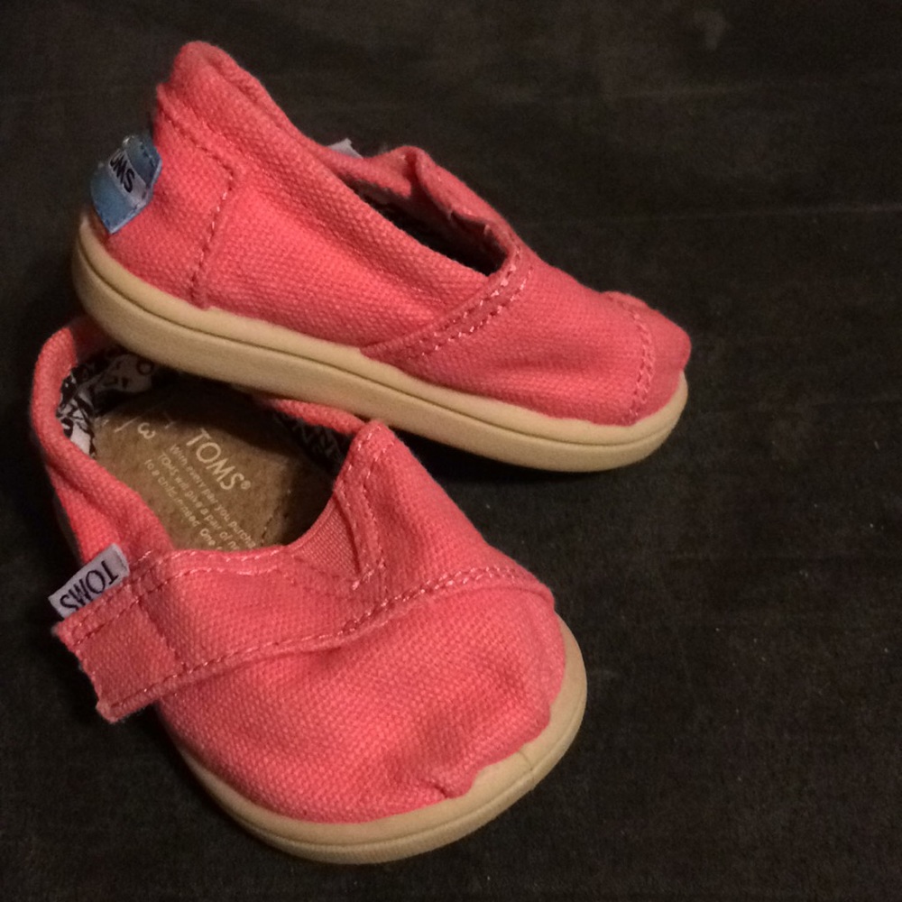 Pink Toms. Worn a handful of times. EUC